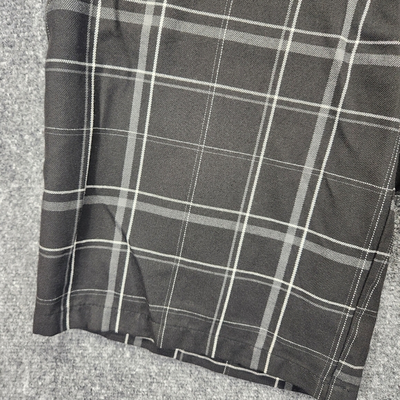 O'neill Sterling Shorts Mens Size 32 Black Gray Plaid Casual Chino Beach Surf - Picture 6 of 12